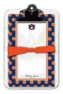 Noteworthy Collections College Clipboard & Notesheets - Simple Dot (Auburn University) (CCP-AUB4)