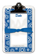 Noteworthy Collections College Clipboard & Notesheets - Circle Burst (Duke University) (CCP-DK2)