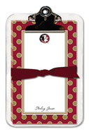 Noteworthy Collections College Clipboard & Notesheets - Simple Dot (Florida State University) (CCP-FSU4)