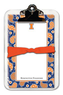 Noteworthy Collections College Clipboard & Notesheets - Paisley (University of Illinois) (CCP-ILL5)