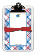 Noteworthy Collections College Clipboard & Notesheets - Plaid (Louisiana State University) (CCP-KU3)