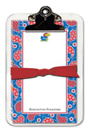 Noteworthy Collections College Clipboard & Notesheets - Paisley (Louisiana State University) (CCP-KU5)