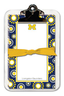 Noteworthy Collections College Clipboard & Notesheets - Circle Burst (University of Michigan) (CCP-MICH2)