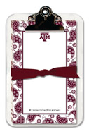Noteworthy Collections College Clipboard & Notesheets - Paisley (Texas A&M University) (CCP-TAM5)