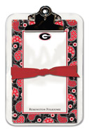 Noteworthy Collections College Clipboard & Notesheets - Paisley (University of Georgia) (CCP-UGA5)
