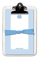 Noteworthy Collections College Clipboard & Notesheets - Gingham (University of North Carolina) (CCP-UNC1)