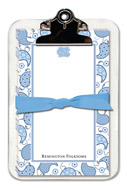 Noteworthy Collections College Clipboard & Notesheets - Paisley (University of North Carolina) (CCP-UNC5)