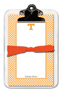 Noteworthy Collections College Clipboard & Notesheets - Gingham (University of Tennessee) (CCP-UTN1)
