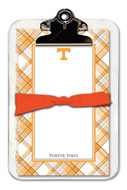 Noteworthy Collections College Clipboard & Notesheets - Plaid (University of Tennessee) (CCP-UTN3)