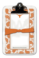 Noteworthy Collections College Clipboard & Notesheets - Paisley (University of Texas) (CCP-UTX5)