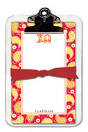 Noteworthy Collections - Sorority Clipboard Pads (Chi Omega - Paisley)