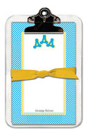 Noteworthy Collections - Sorority Clipboard Pads (Delta Delta Delta - Gingham)