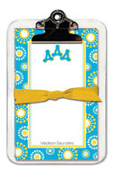 Noteworthy Collections - Sorority Clipboard Pads (Delta Delta Delta - Circle Burst)