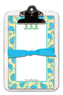 Noteworthy Collections - Sorority Clipboard Pads (Delta Delta Delta - Paisley)