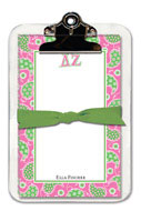 Noteworthy Collections - Sorority Clipboard Pads (Delta Zeta - Paisley)