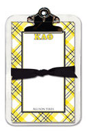 Noteworthy Collections - Sorority Clipboard Pads (Kappa Alpha Theta - Plaid)
