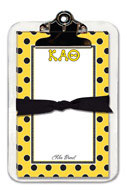 Noteworthy Collections - Sorority Clipboard Pads (Kappa Alpha Theta - Simple Dots)