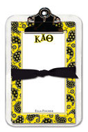 Noteworthy Collections - Sorority Clipboard Pads (Kappa Alpha Theta - Paisley)