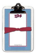 Noteworthy Collections - Sorority Clipboard Pads (Pi Beta Phi - Gingham)