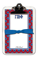 Noteworthy Collections - Sorority Clipboard Pads (Pi Beta Phi - Simple Dots)
