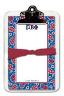 Noteworthy Collections - Sorority Clipboard Pads (Pi Beta Phi - Paisley)