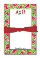 Noteworthy Collections - Sorority Large Jot Pads (Alpha Chi Omega - Paisley)