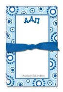 Noteworthy Collections - Sorority Large Jot Pads (Alpha Delta Pi - Circle Burst)