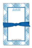 Noteworthy Collections - Sorority Large Jot Pads (Alpha Delta Pi - Plaid)