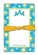 Noteworthy Collections - Sorority Large Jot Pads (Delta Delta Delta - Circle Burst)