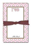 Noteworthy Collections - Sorority Large Jot Pads (Gamma Phi Beta - Simple Dots)