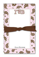 Noteworthy Collections - Sorority Large Jot Pads (Gamma Phi Beta � Paisley)