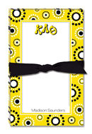 Noteworthy Collections - Sorority Large Jot Pads (Kappa Alpha Theta - Circle Burst)