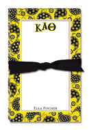 Noteworthy Collections - Sorority Large Jot Pads (Kappa Alpha Theta - Paisley)