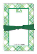 Noteworthy Collections - Sorority Large Jot Pads (Kappa Delta - Plaid)