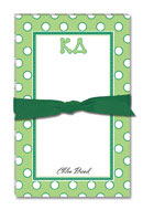 Noteworthy Collections - Sorority Large Jot Pads (Kappa Delta - Simple Dots)