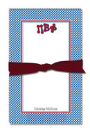 Noteworthy Collections - Sorority Large Jot Pads (Pi Beta Phi - Gingham)