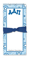 Noteworthy Collections - Sorority Menu Pads (Alpha Delta Pi - Circle Burst)