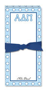 Noteworthy Collections - Sorority Menu Pads (Alpha Delta Pi - Simple Dots)