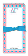 Noteworthy Collections - Sorority Menu Pads (Delta Gamma - Simple Dots)