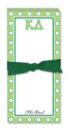 Noteworthy Collections - Sorority Menu Pads (Kappa Delta - Simple Dots)
