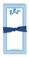 Noteworthy Collections - Sorority Menu Pads (Kappa Kappa Gamma - Gingham)
