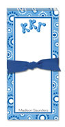 Noteworthy Collections - Sorority Menu Pads (Kappa Kappa Gamma - Circle Burst)