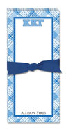 Noteworthy Collections - Sorority Menu Pads (Kappa Kappa Gamma - Plaid)