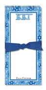 Noteworthy Collections - Sorority Menu Pads (Kappa Kappa Gamma - Paisley)