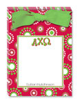 Noteworthy Collections - Sorority Tear Pads (Alpha Chi Omega - Circle Burst)