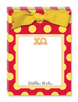 Noteworthy Collections - Sorority Tear Pads (Chi Omega - Simple Dots)