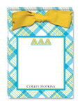 Noteworthy Collections - Sorority Tear Pads (Delta Delta Delta - Plaid)