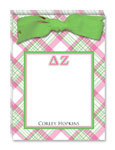 Noteworthy Collections - Sorority Tear Pads (Delta Zeta - Plaid)