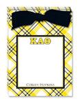 Noteworthy Collections - Sorority Tear Pads (Kappa Alpha Theta - Plaid)