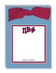 Noteworthy Collections - Sorority Tear Pads (Pi Beta Phi - Gingham)